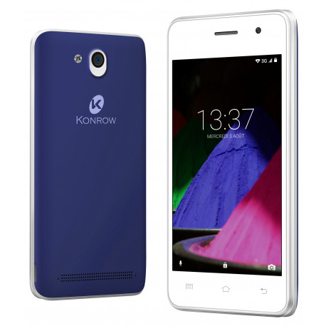 Konrow Start - Android 6.0 Smartphone - 4'' Scherm - 8GB - Dual Sim - Blauw