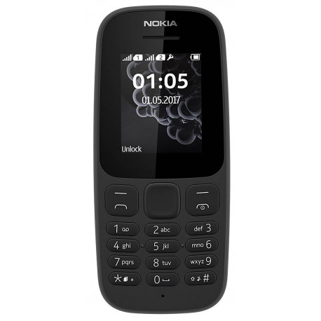 Nokia 105 (2017) Dual Sim Black