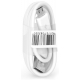 Cable de datos micro USB - 1 m - Blanco (compatible con Android, a granel)