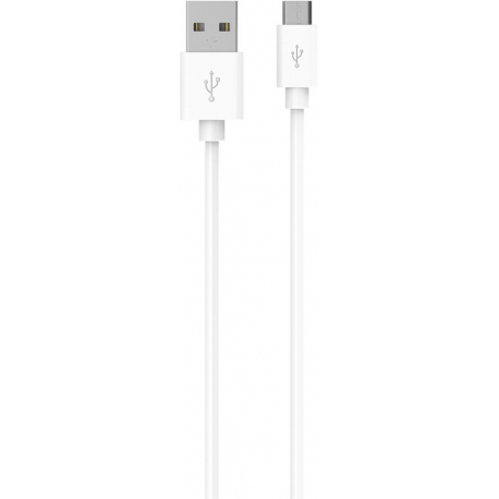 Micro-USB-Datenkabel – 1 m – Weiß (Android-kompatibel, Bulk)