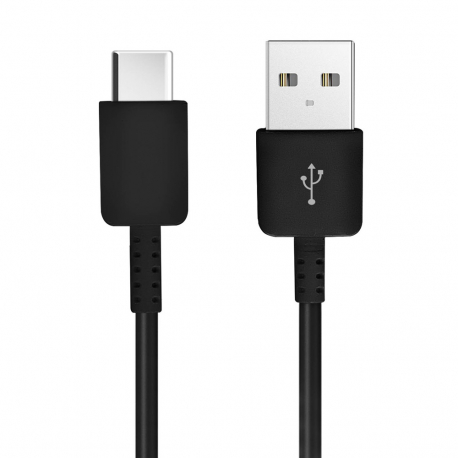 Micro USB Type C datakabel - 1m - Zwart (Android-compatibel, bulk)