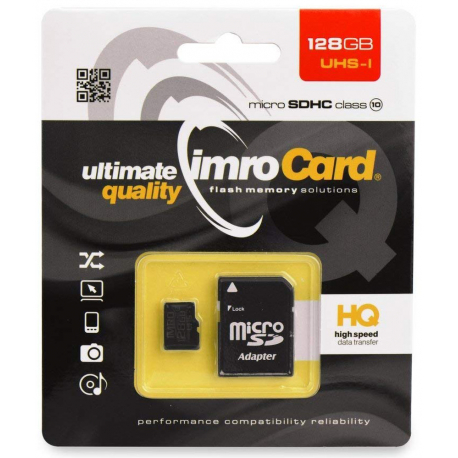 Carte Micro SD 128Go avec adaptateur SanDisk - Label Emmaüs