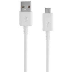 Samsung ECB-DU4AWE - Cable de datos micro USB - 1m - Blanco (compatible con Android, a granel)