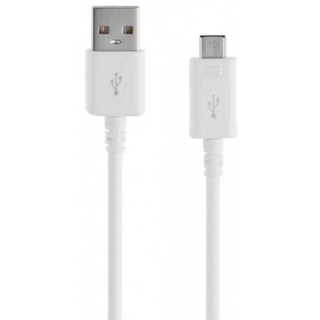 Samsung ECB-DU4AWE - Cable de datos micro USB - 1m - Blanco (compatible con Android, a granel)