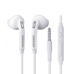 Samsung EO-EG920BW - In-ear hoofdtelefoon - 3,5 jack aansluiting - Afstandsbediening - Platte kabel - Wit (Bulk)