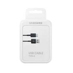 Samsung EP-DG930IBEG - Cable USB Tipo C - 1.5m , Carga Rápida - Negro (Embalaje Original)