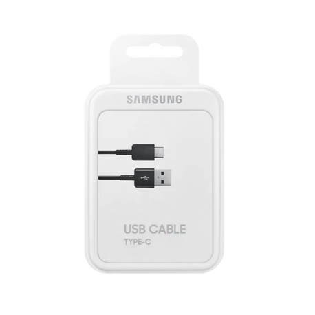 Samsung EP-DG930IBEG - Cable USB Tipo C - 1.5m - Carga rápida - Negro (Embalaje original)