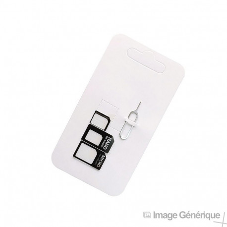 Adattatore SIM - Nano Sim e Micro Sim - 3 in 1