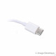 Adaptador USB tipo C a conector Jack 3.5mm - Blanco (a granel)