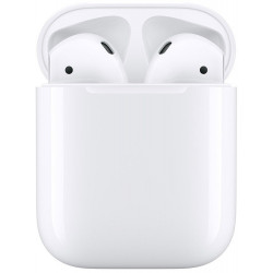Apple AirPods 2 wireless headphones (Bluetooth) - Classic Charging Case - White