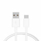 Cable de datos combinado Micro USB y tipo C - 1 m - Blanco (a granel)