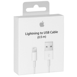 Apple ME291 Original Lightning-Kabel – 0.5m – Weiß (Blister)