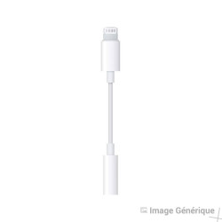 Adaptador Lightning a Jack 3.5 - Blanco (a granel)