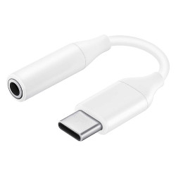 Samsung EE-UC10JUWE - Adattatore USB Tipo C a Jack 3.5 (Bianco) - Originale, sfuso