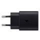 Samsung EP-TA800EB - Adaptador de Corriente USB Tipo C (25W, Carga Rápida, Negro) - Original, Granel