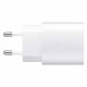 Samsung EP-TA800EB - Adaptador de Corriente USB Tipo C (25W, Carga Rápida, Blanco) - Original, Granel