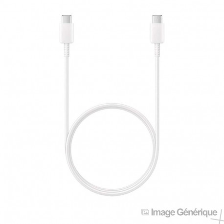 Samsung EP-DG977BWE - Cable USB tipo C a USB tipo C - 1 m - Blanco (a granel)