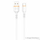 Cable de Datos Tipo C a USB - 1m - Blanco - (Compatible, Blister)