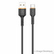 Cable de datos tipo C a USB - 1 m - Negro (compatible con Android, a granel)