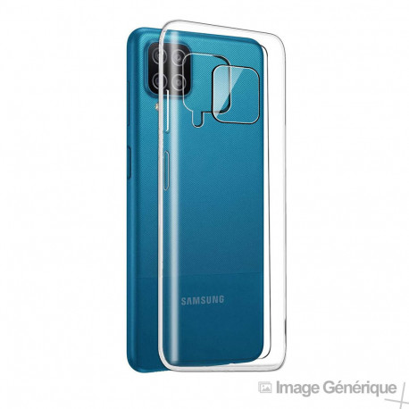 Silicone Case For Samsung Galaxy A12 ( 0.5mm , Transparent) In Bulk