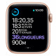 Apple Watch Series 6 (44 mm, correa deportiva GPS) Correa rosa