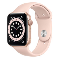 Apple Watch Series 6 (44 mm, correa deportiva GPS) Correa rosa