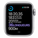 Apple Watch Series 6 (44 mm, correa deportiva GPS) Correa blanca