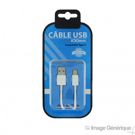 Typ-C-zu-USB-Datenkabel – 1 m – Weiß – (kompatibel, Blister)