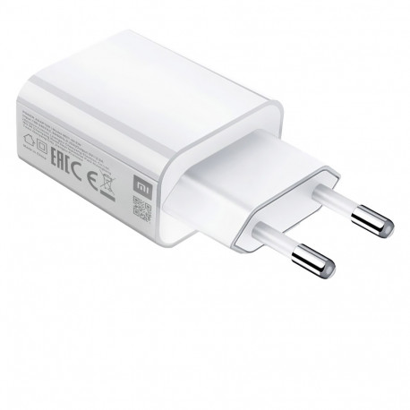 Xiaomi MDY-09-EW - Adaptador de Corriente USB (2A, Carga Rápida, Blanco)