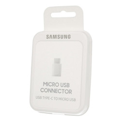 Samsung EE-GN930BWEGWW - Adattatore da USB tipo C a micro USB - Bianco (confezione originale)