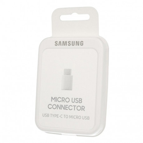 Samsung EE-GN930BWEGWW - Adaptador USB Tipo C a Micro USB - Blanco (Embalaje Original)