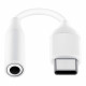 Samsung EE-UC10JUWEGWW - Adattatore USB Tipo C a Jack 3.5 - Bianco (confezione originale)