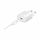 Samsung EP-TA800XBEGWW - Cargador de Red - Adaptador de Carga Rápida USB Tipo C 25W y Cable USB Tipo C - Blanco (Embalaje Origin