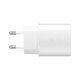 Samsung EP-TA800XBEGWW - Cargador de Red - Adaptador de Carga Rápida USB Tipo C 25W y Cable USB Tipo C - Blanco (Embalaje Origin