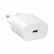 Samsung EP-TA800XBEGWW - Caricabatterie da rete - Adattatore di ricarica rapida USB tipo C da 25 W e cavo USB tipo C - Bianco (c