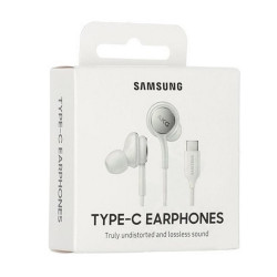 Samsung EO-IC100BWE – AKG In-Ear-Kopfhörer – Typ-C-Anschluss, Weiß, Fernbedienung (Originalverpackung)