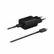 Samsung EP-TA800XBEGWW – Netzladegerät, 25-W-USB-Typ-C-Schnellladeadapter und USB-Typ-C-Kabel – Schwarz (Originalverpackung)