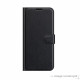 Faux Leather Flip Case for Samsung Galaxy S22 Ultra - Black (Bulk)