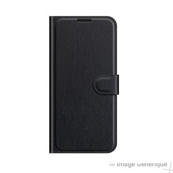 Funda con tapa de piel sintética para Samsung Galaxy A13 4G - Negro (a granel)