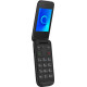 Alcatel 2057D - Flip phone - Black