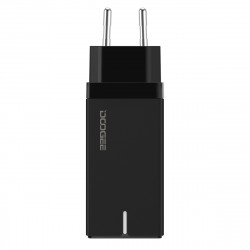 Doogee - Adaptador de Corriente 2 Puertos USB Tipo C y 1 Puerto USB (Carga Rápida 65W) - Blister, Negro