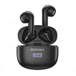 Blackview Airbuds 7 (Auricolari wireless - display LED - Bluetooth 5.3) Nero