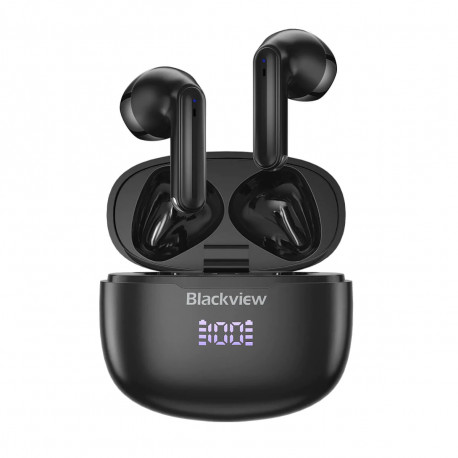 Blackview Airbuds 7 (Auricolari wireless - display LED - Bluetooth 5.3) Nero