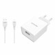 Konrow KK12AATL - Complete Mains Charger (12W USB Adapter & Detachable Lightning Cable, 1m) White (Compatible, Blister)