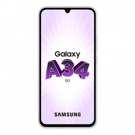 Samsung A346B/DSN Galaxy A34 5G (Dual Sim - 6.6", 128 GB, 6 GB RAM) Argento