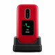 Doro 6820 Flip - Rood / Wit