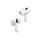 Apple AirPods Pro 2nd Generation Wireless Headphones (Bluetooth) - Wireless Charging Case - White