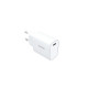 Konrow KC20CW - USB Type C voedingsadapter - 20 W snel opladen, wit (compatibel, blister)