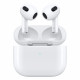 Apple AirPods 3 draadloze hoofdtelefoon (met Lightning-oplaadcassette) wit) - Wit