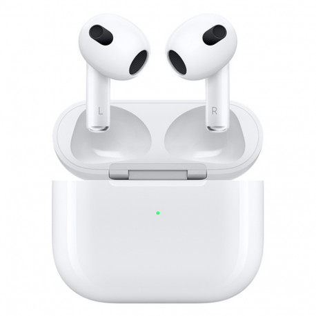 Apple AirPods 3 draadloze hoofdtelefoon (met Lightning-oplaadcassette) wit) - Wit